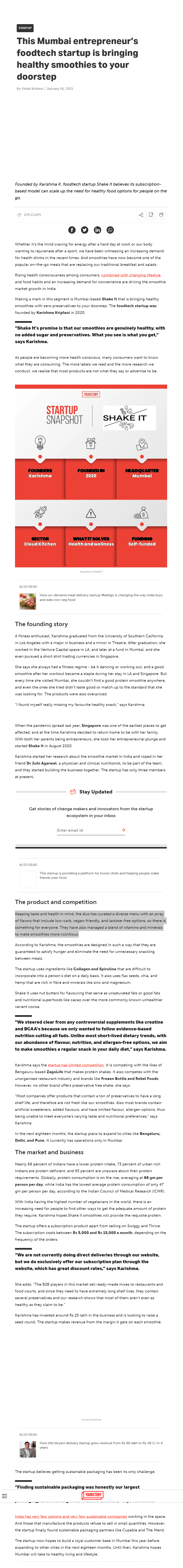 Full News Screenshot