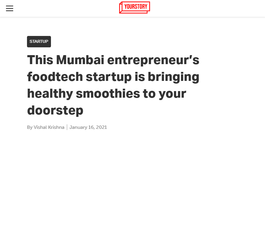 Front Page Screenshot