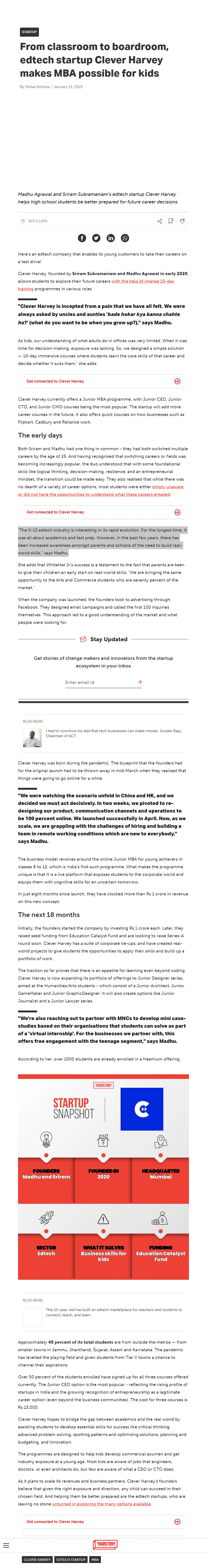 Full News Screenshot