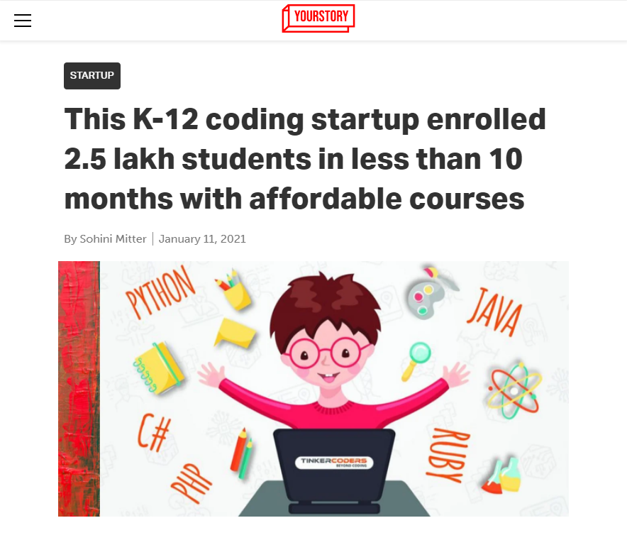 Front Page Screenshot