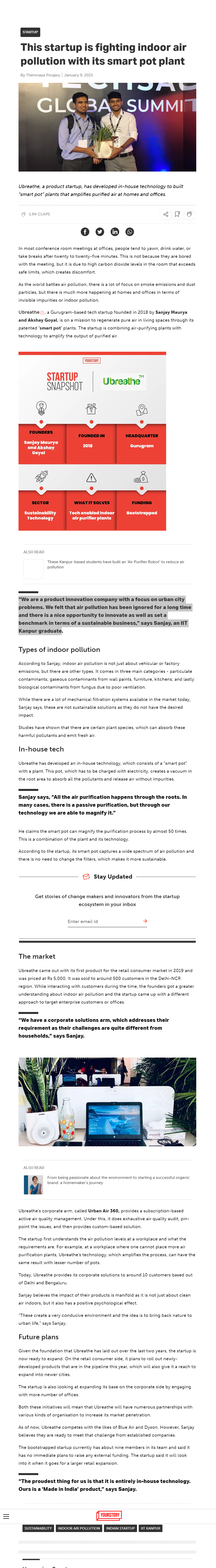 Full News Screenshot