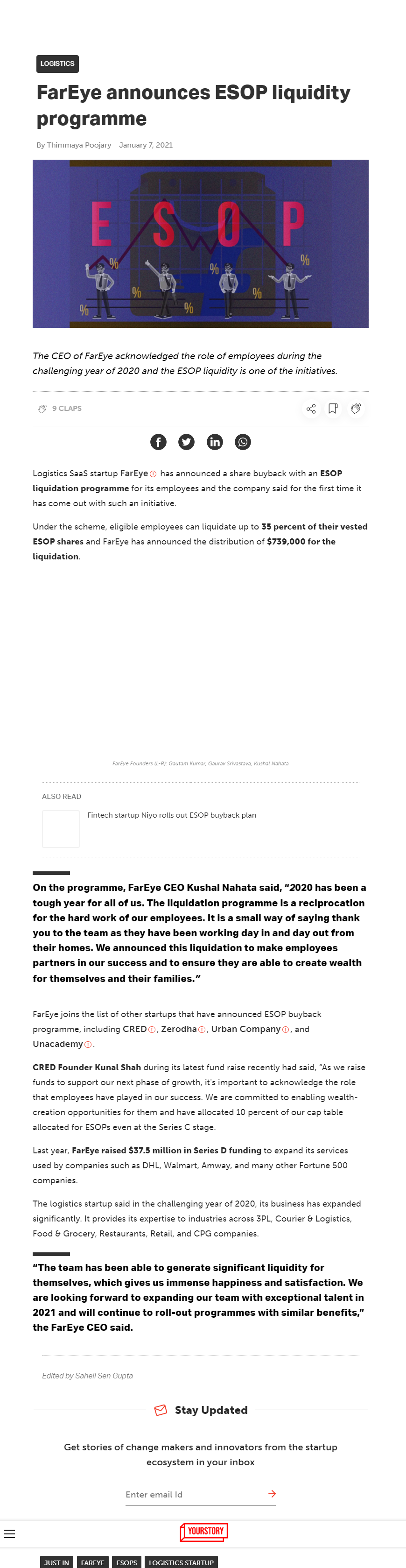 Full News Screenshot