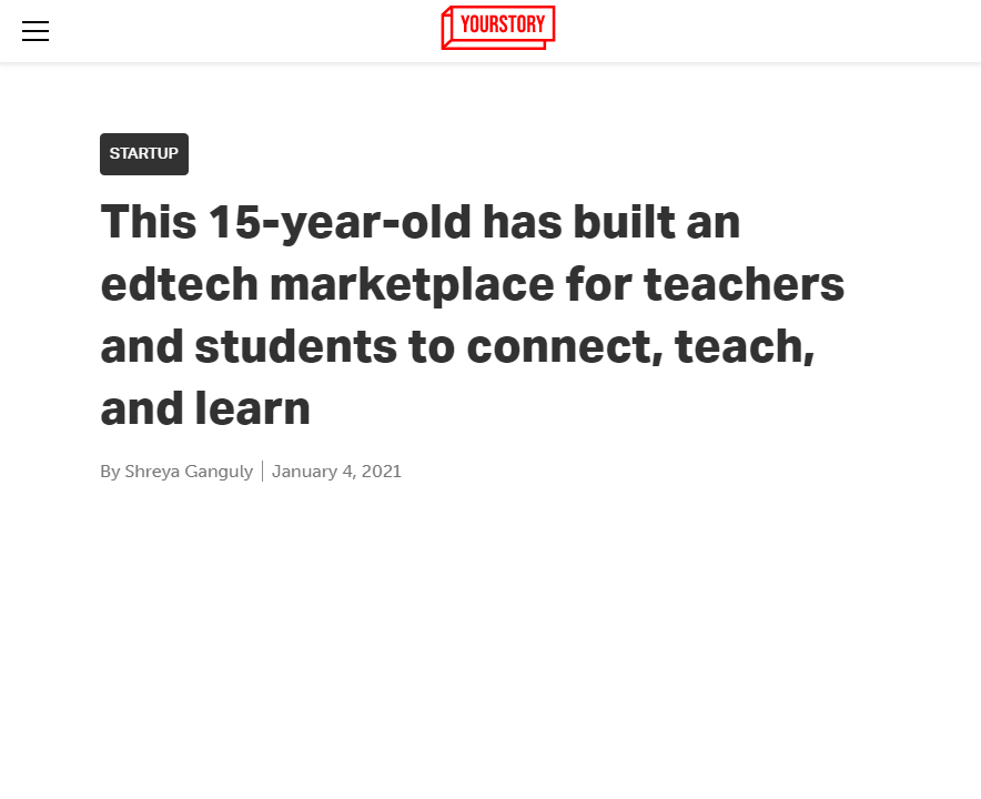 Front Page Screenshot