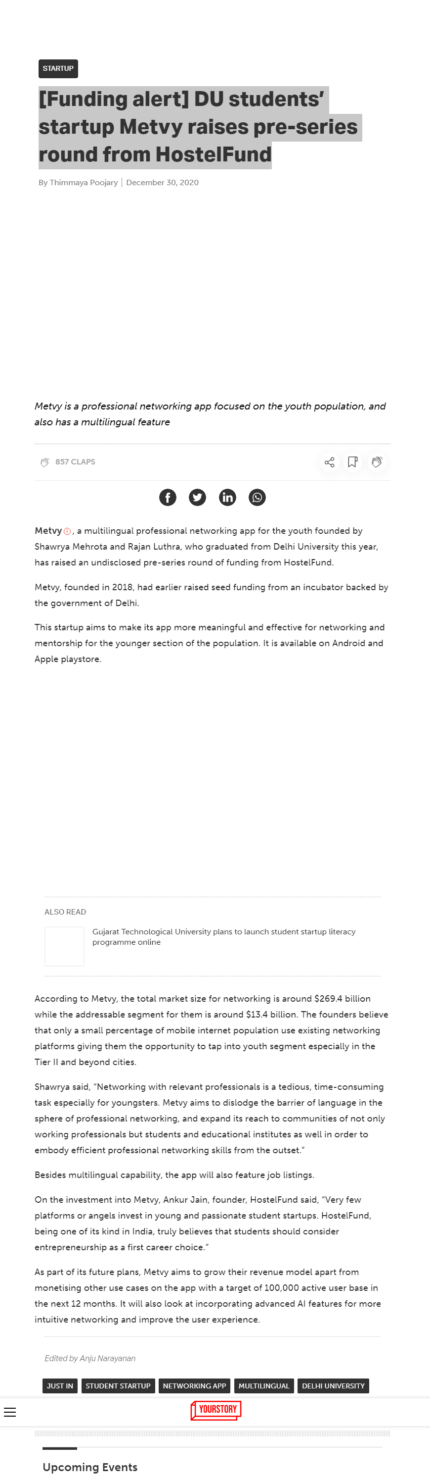 Full News Screenshot