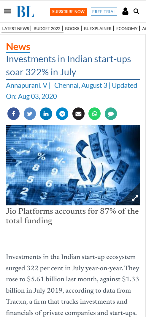 Front Page Screenshot