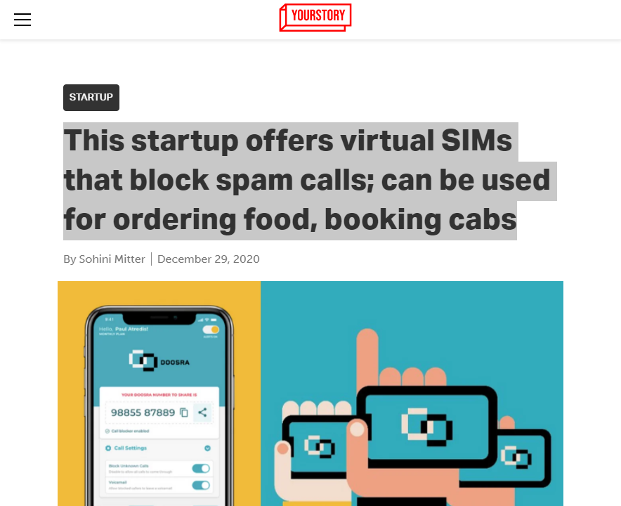 Front Page Screenshot