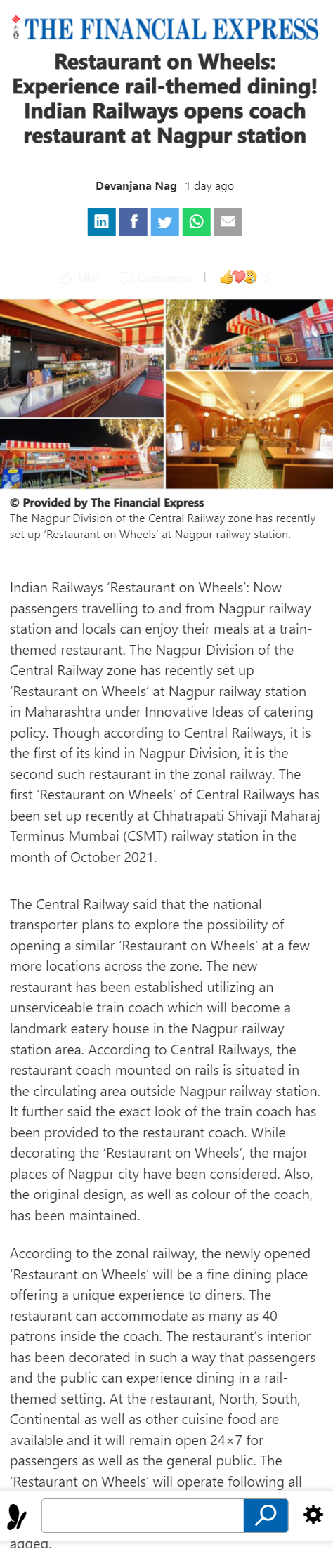 Full News Screenshot