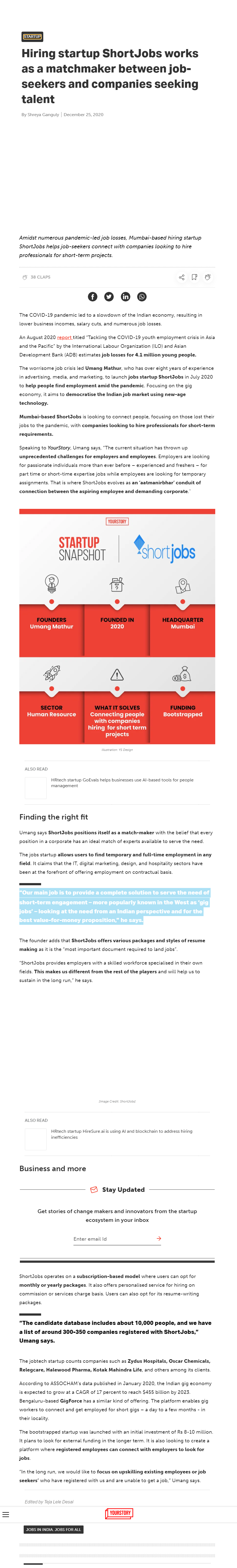 Full News Screenshot