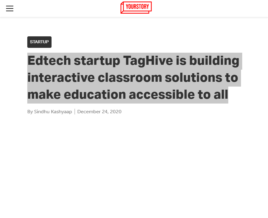 Front Page Screenshot