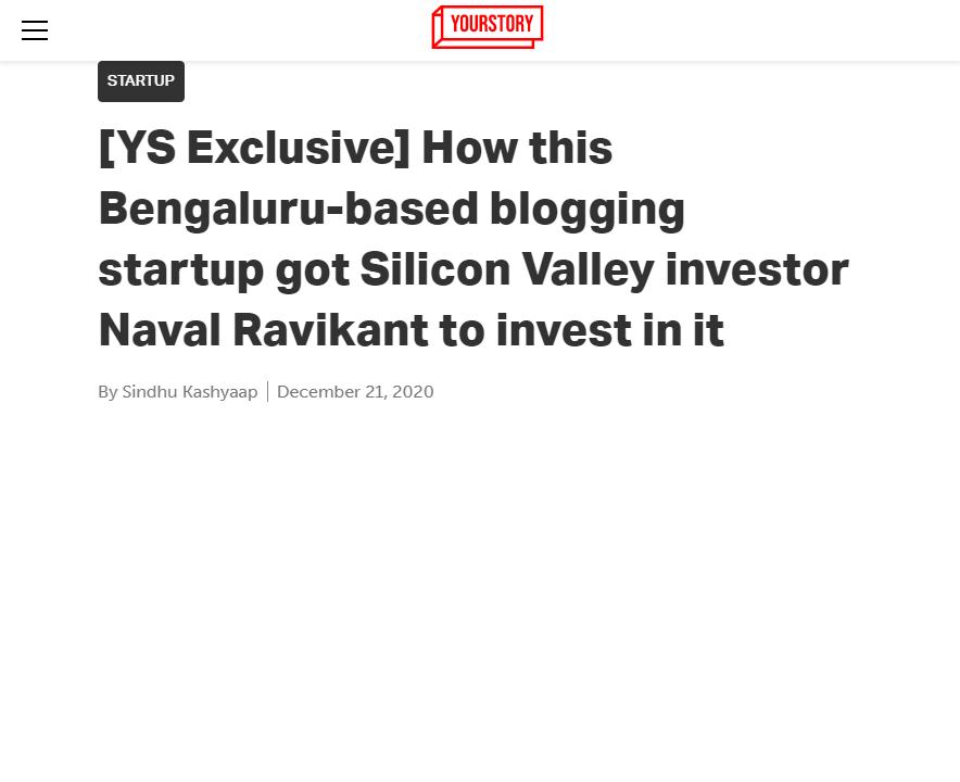 Front Page Screenshot