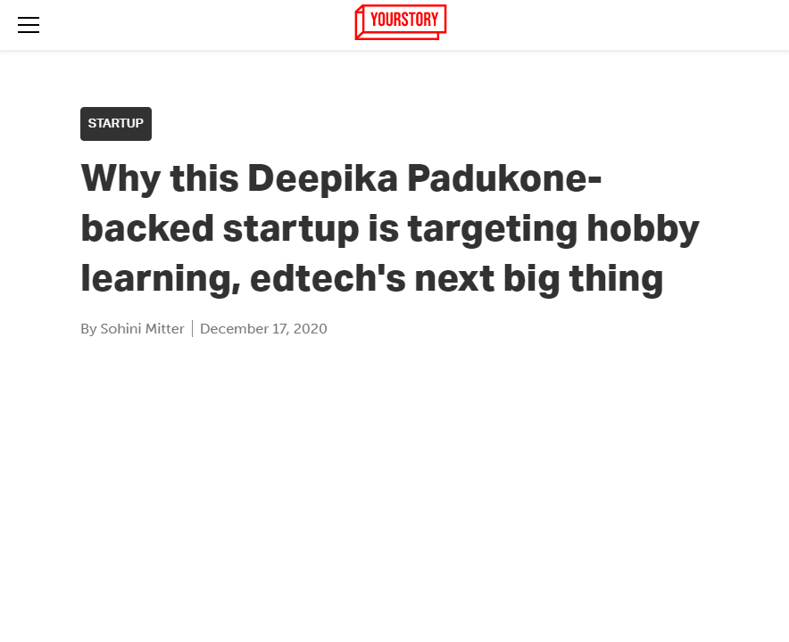 Front Page Screenshot