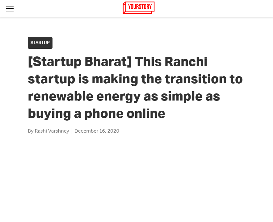 Front Page Screenshot