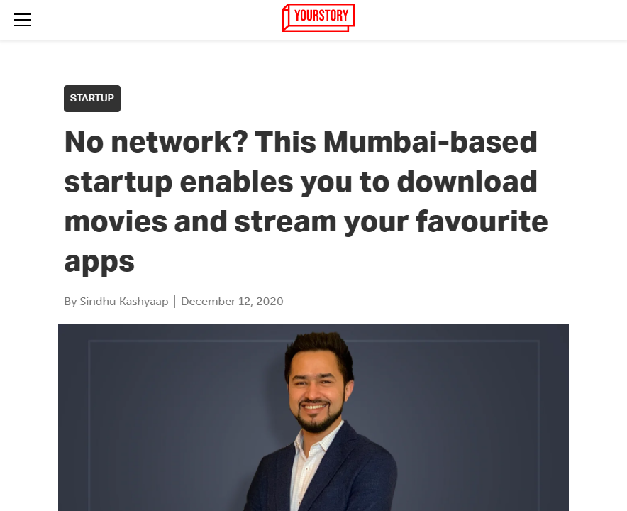 Front Page Screenshot