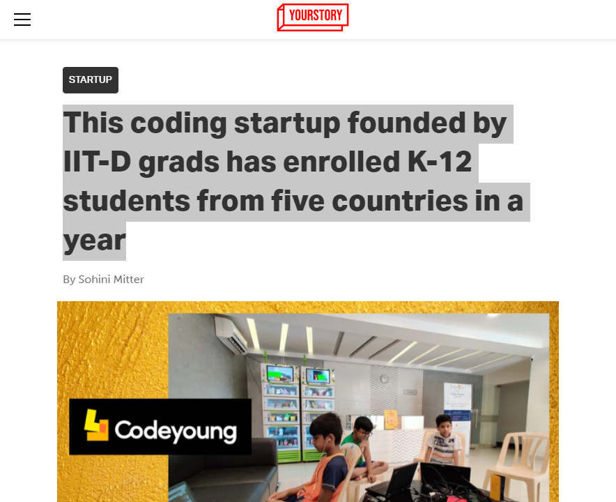 Front Page Screenshot