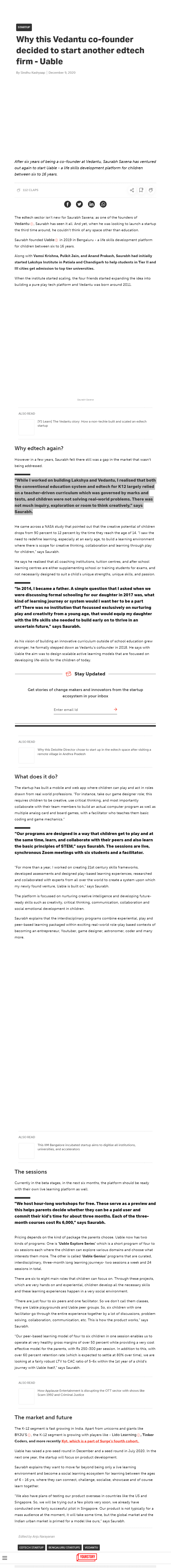 Full News Screenshot