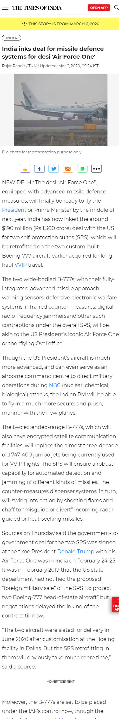 Full News Screenshot