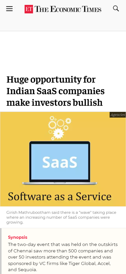 Front Page Screenshot