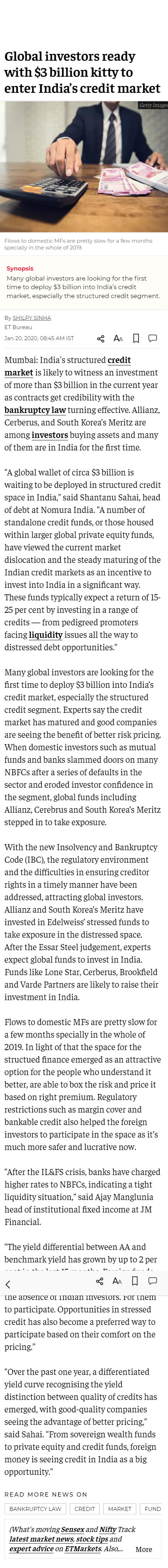 Full News Screenshot