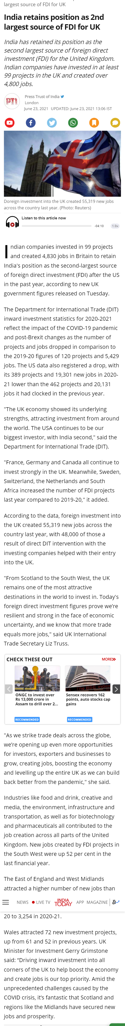 Full News Screenshot