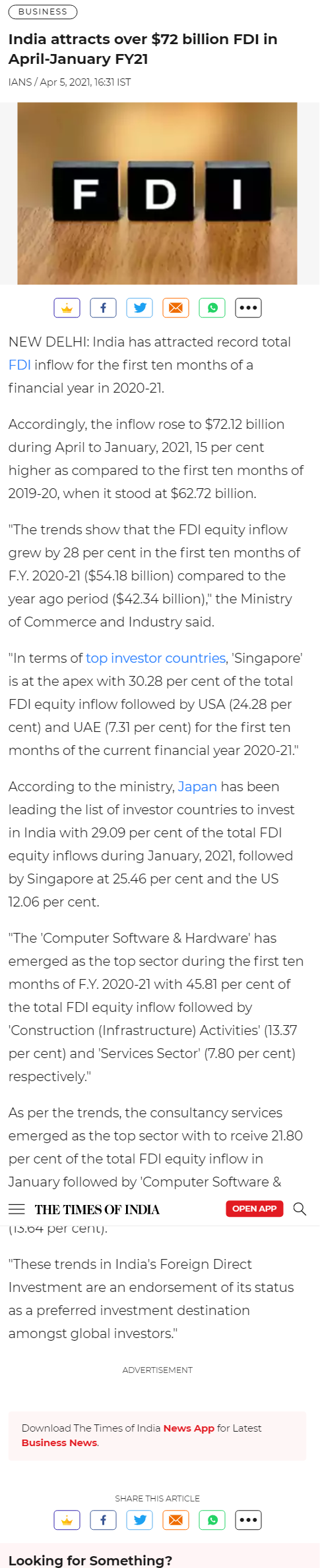 Full News Screenshot