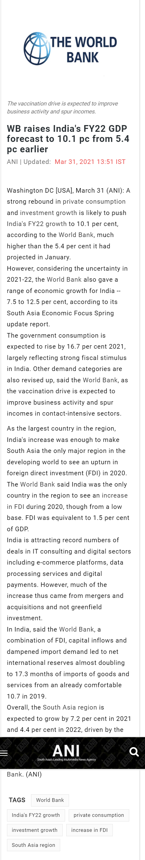 Full News Screenshot