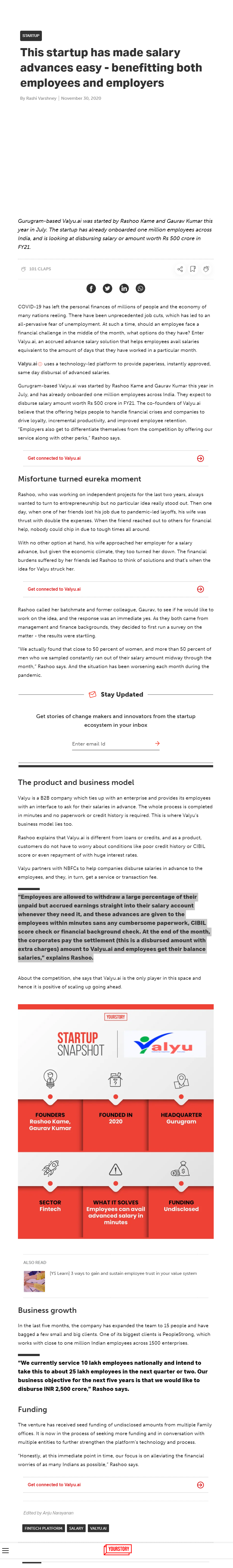 Full News Screenshot