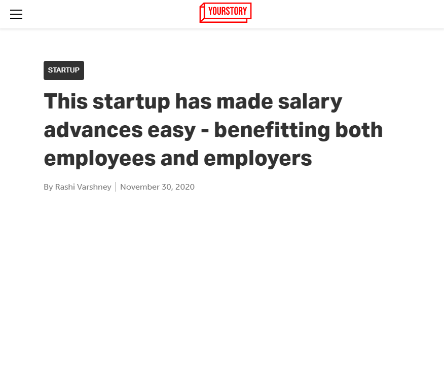 Front Page Screenshot