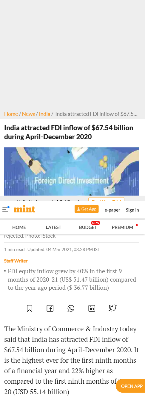 Full News Screenshot