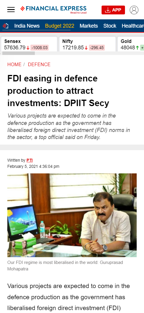 Front Page Screenshot