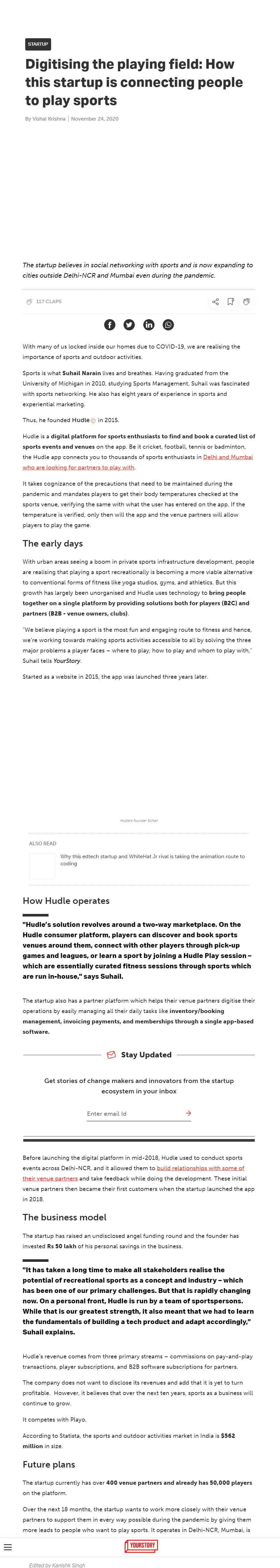 Full News Screenshot