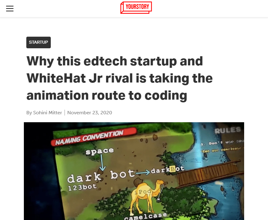 Front Page Screenshot