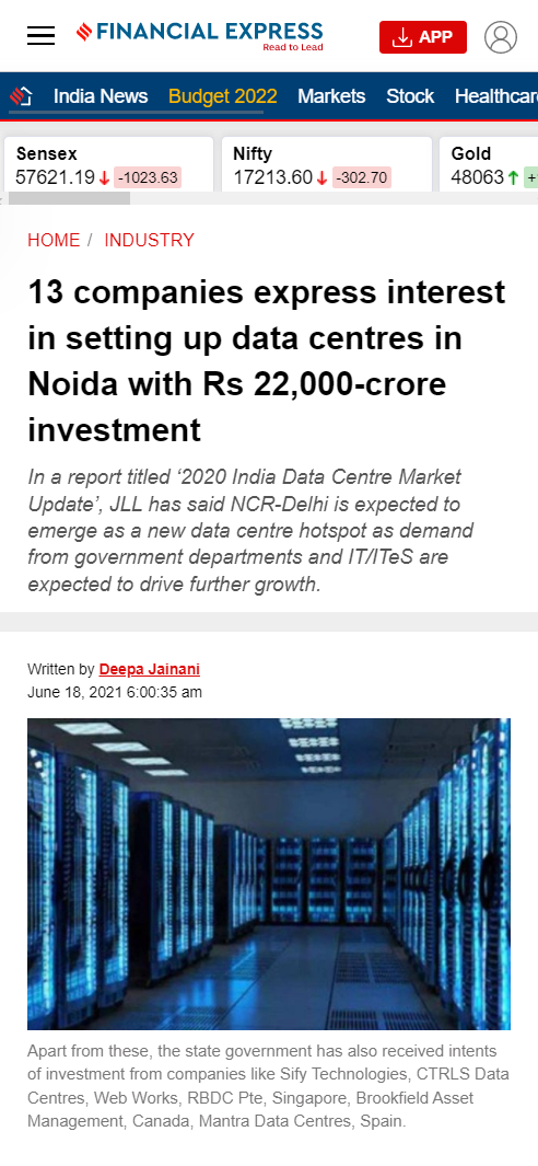 Front Page Screenshot