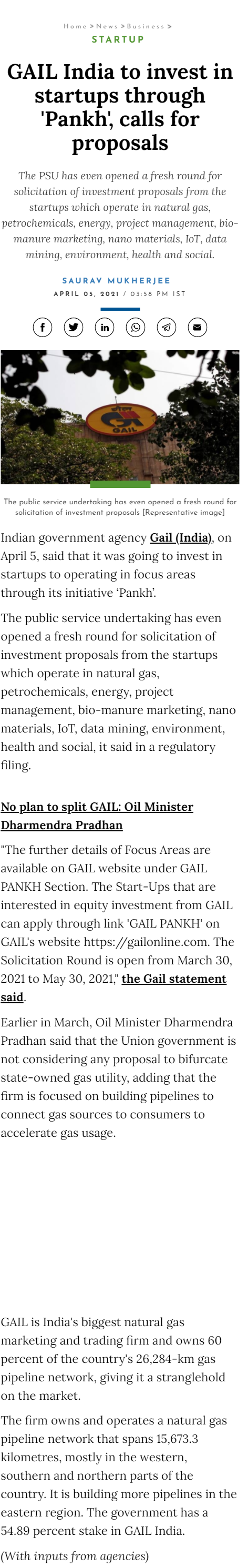 Full News Screenshot