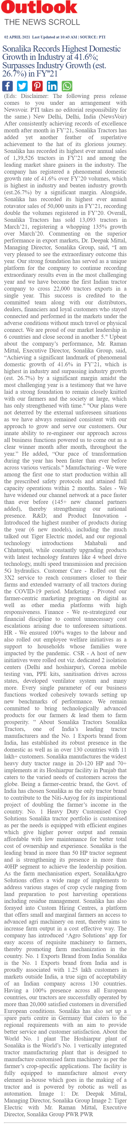 Full News Screenshot