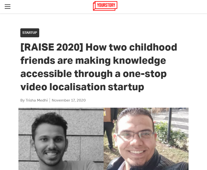 Front Page Screenshot