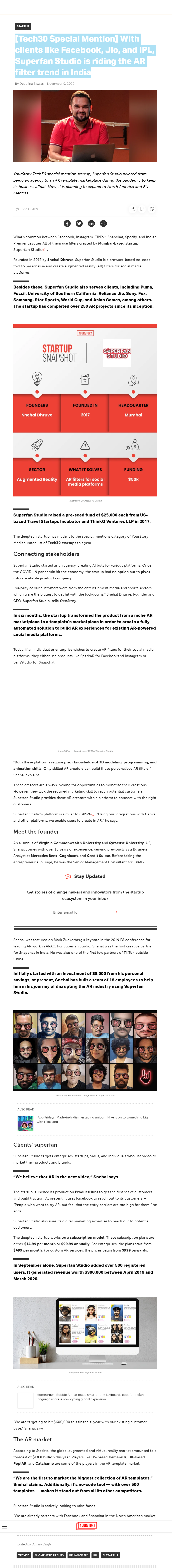 Full News Screenshot