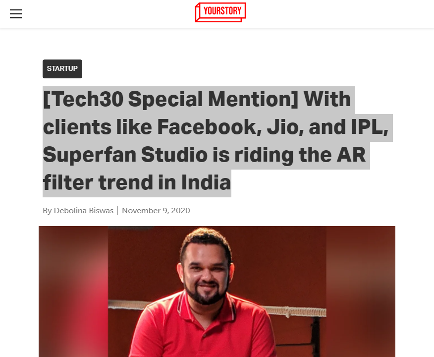 Front Page Screenshot