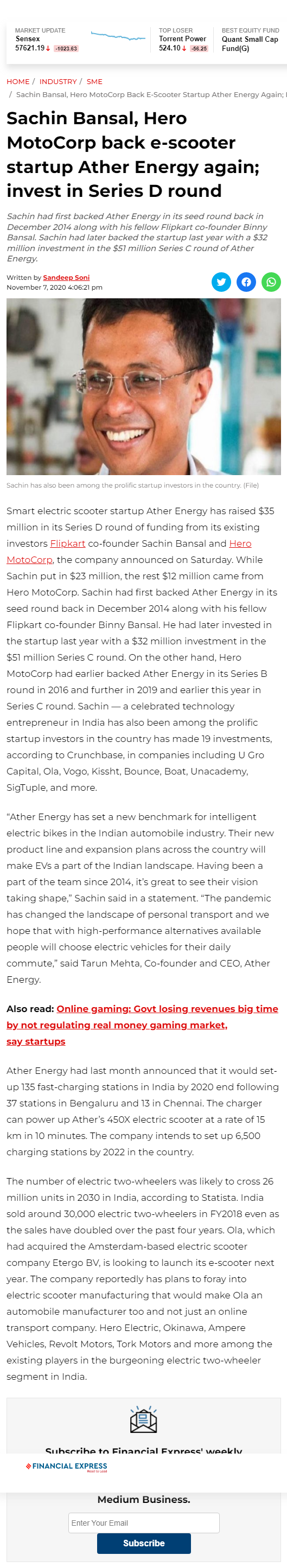 Full News Screenshot