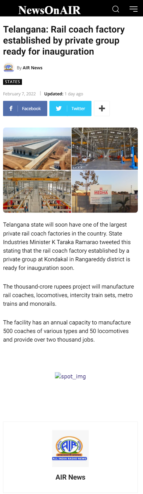 Full News Screenshot