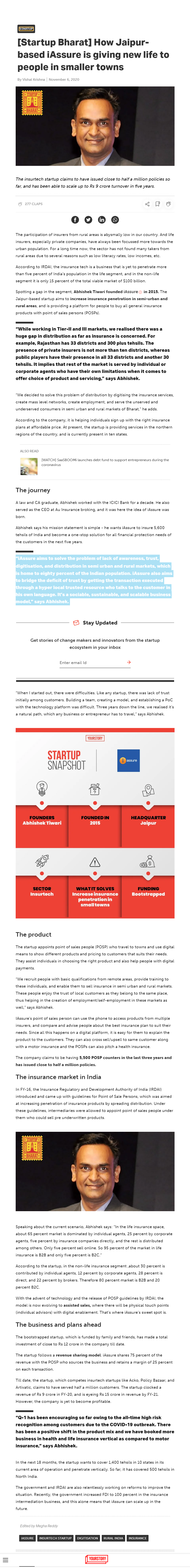 Full News Screenshot