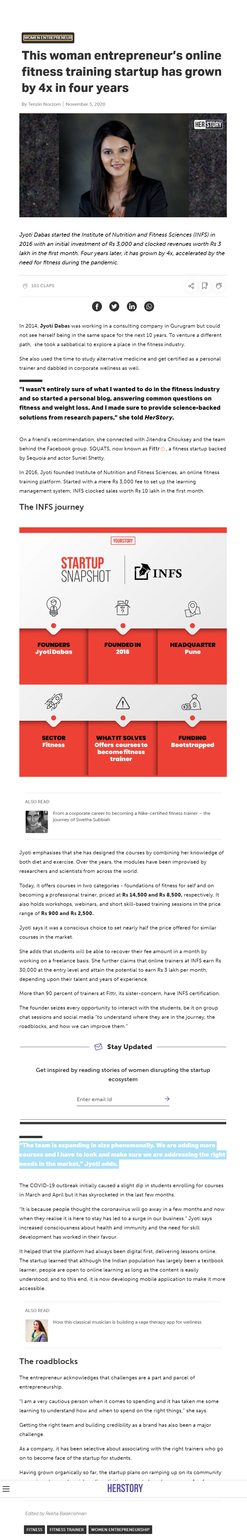 Full News Screenshot