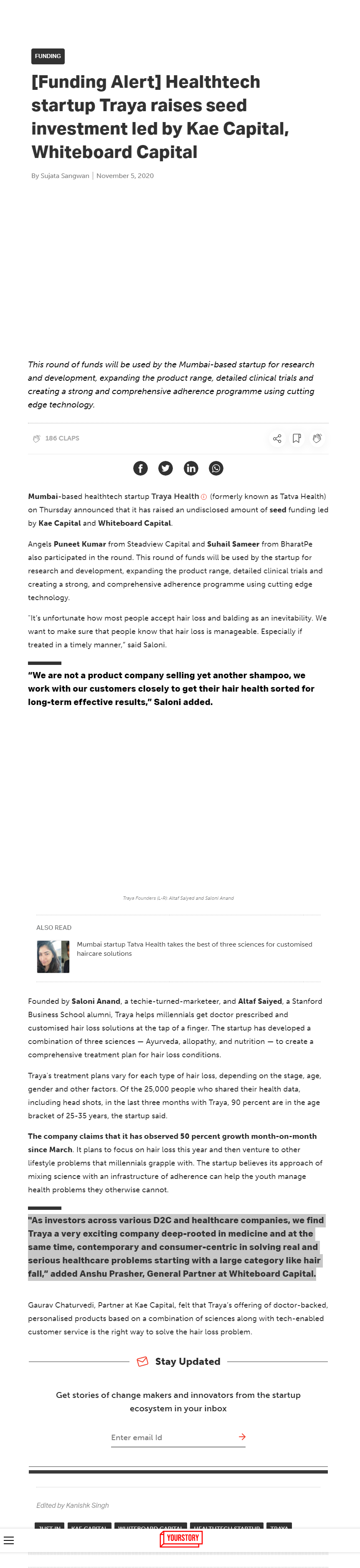 Full News Screenshot