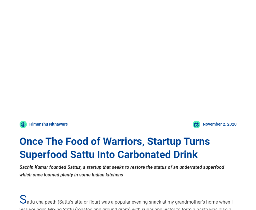 Front Page Screenshot