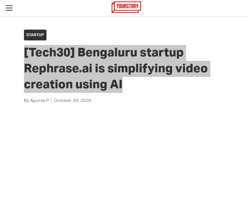 Front Page Screenshot