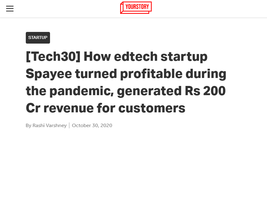 Front Page Screenshot