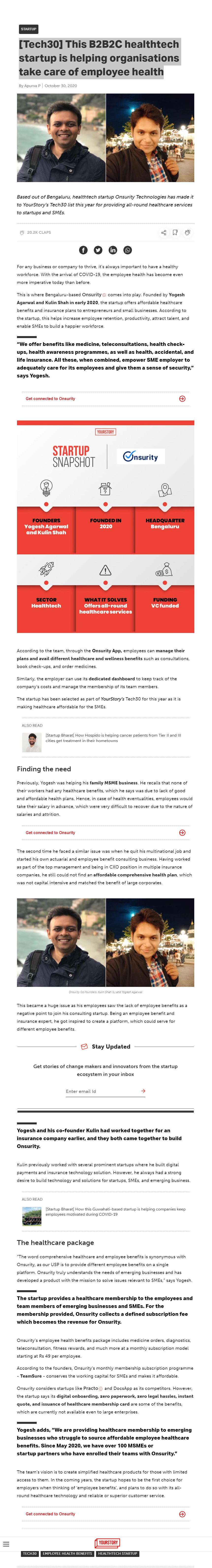 Full News Screenshot