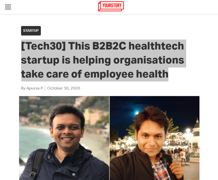 Front Page Screenshot