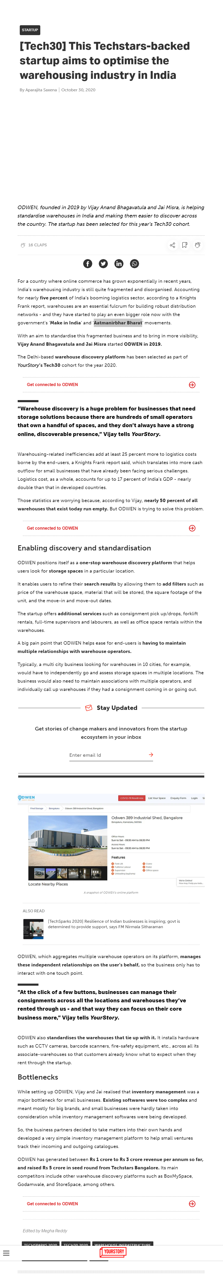 Full News Screenshot