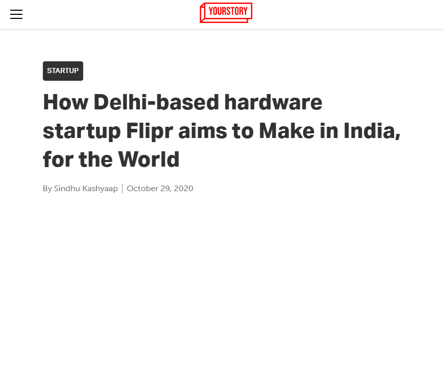 Front Page Screenshot