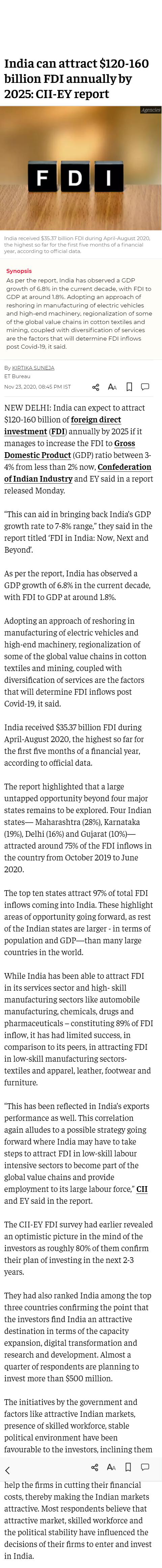 Full News Screenshot